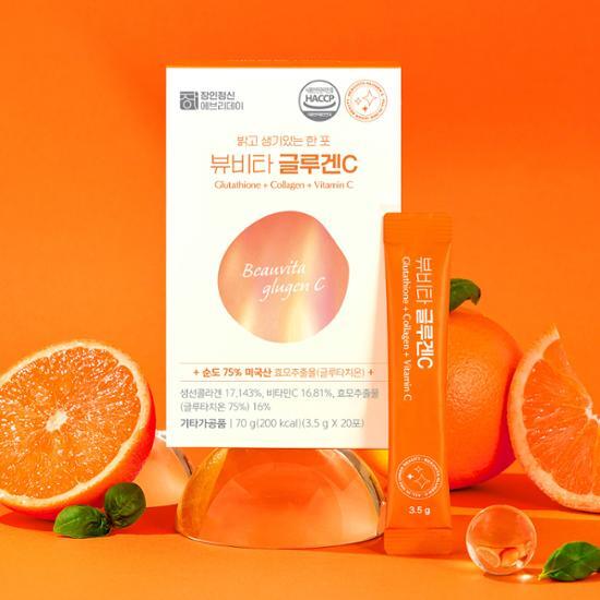 Мастерство на каждый день Все-в-одном Inner Beauty Beauvita Glugen C 3,5 г x 10 пакетов (стоимость 5 дней)