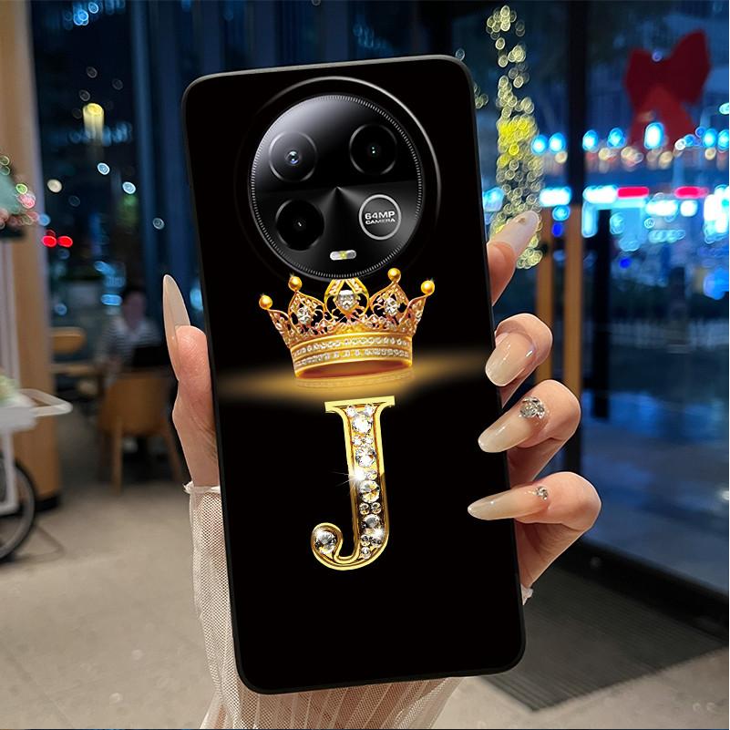 Черный чехол для BLU Bold K50, мягкий силиконовый, ударопрочный, защитный корпус для BLU Bold K50, новая роскошная задняя крышка с буквой-короной