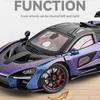 Масштаб 1/24 Mclaren Senna Сплав Металл Литой Модель Автомобиля Звук и Свет Коллекция Хобби Супер Гоночная Серия Подарок на Праздник День Рождения для Мальчика