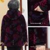 Grandma's Plus Velvet Winter Coat: Thick Cotton Jacket for Middle-Aged & Elderly Women (60-70 Years)