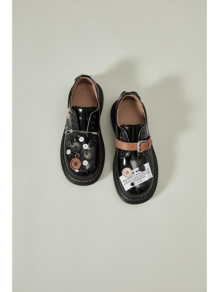 Женские мокасины Мэри Джейн на толстой подошве Bosi Niche Design 2025 года