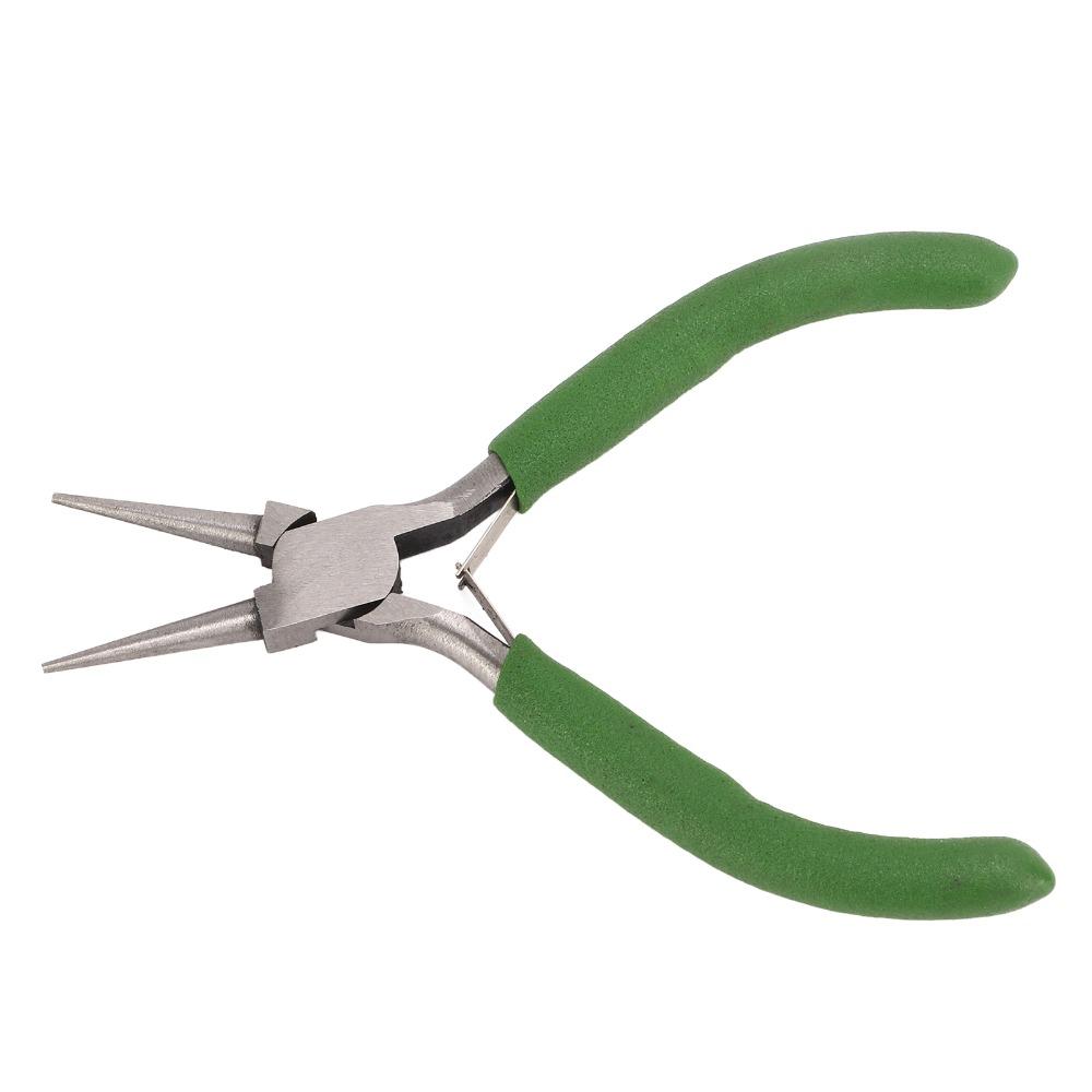 Carbon Steel Round Nose Pliers Nonslip Handle Wire Looping Pliers  Precise Wire Looping