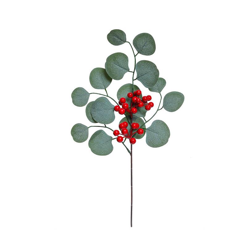 Искусственный лист ивы Имитация листа эвкалипта Зеленое растение для дома Цветочная композиция Декорация Рождественские принадлежности DIY