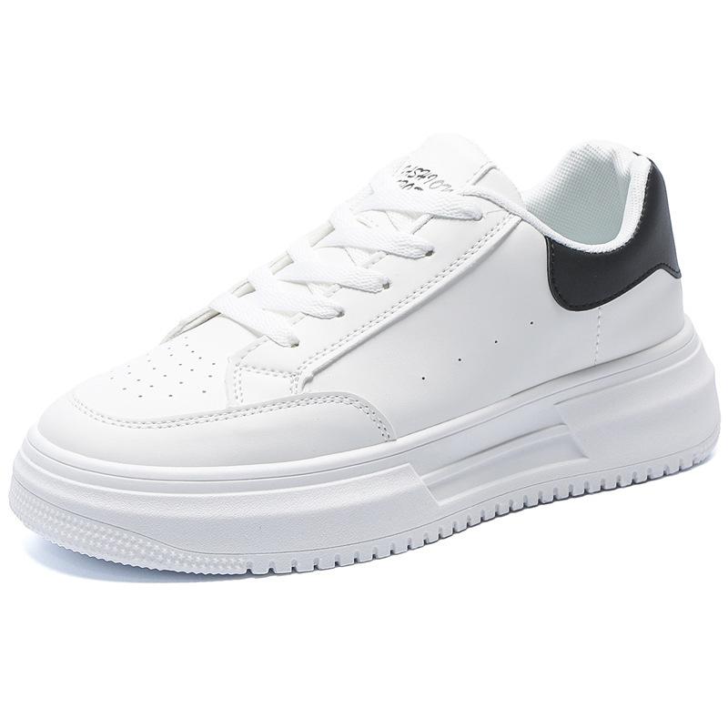 Autumn Men'S Shoes Breathable Little White Shoes Male Students Trend Platform Sports Shoes Casual Board Shoes
