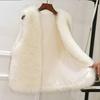 Fur Vest Women's Autumn and Winter New Thickened Imitation Fox Fur Vest Vest Jacket Fur Vest