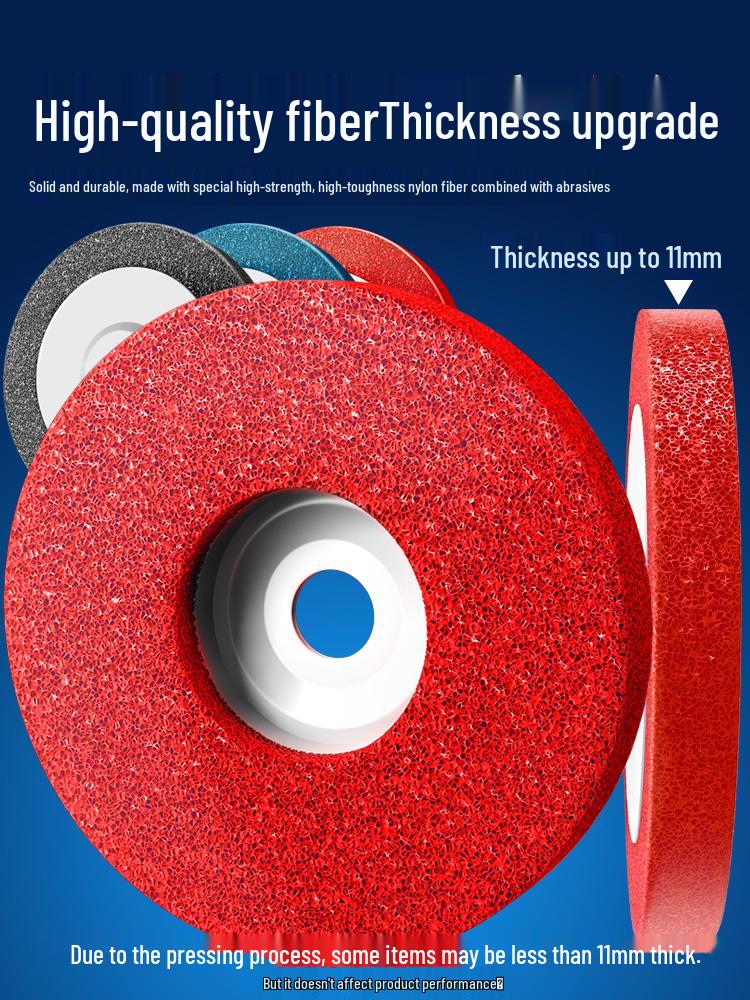 Полировальный пад из нержавеющей стали для большой белой акулы - Нейлоновое волокно для угловой шлифмашины для удаления ржавчины