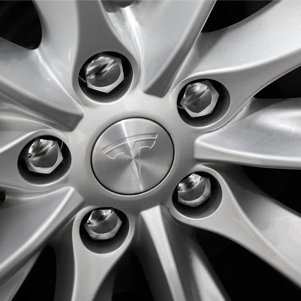 AKZ1 56mm 180mm Car Wheel Center Hub Cap Sticker Logo Cover Accessories For Tesla Model 3 Model Y Model S Model X Cybertruck Coil WYE