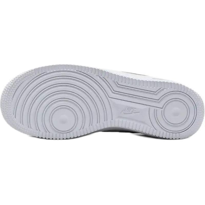 Nike Air Force 1 Abrasion Resistant Low Top Kids' Skateboarding Shoes Gray/White/Pink Sneakers FV5948-006