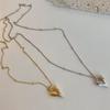 925 Sterling Silver Love Heart Necklace for Women Clavicle Chain Gold Silver Necklaces Party Jewelry Gifts