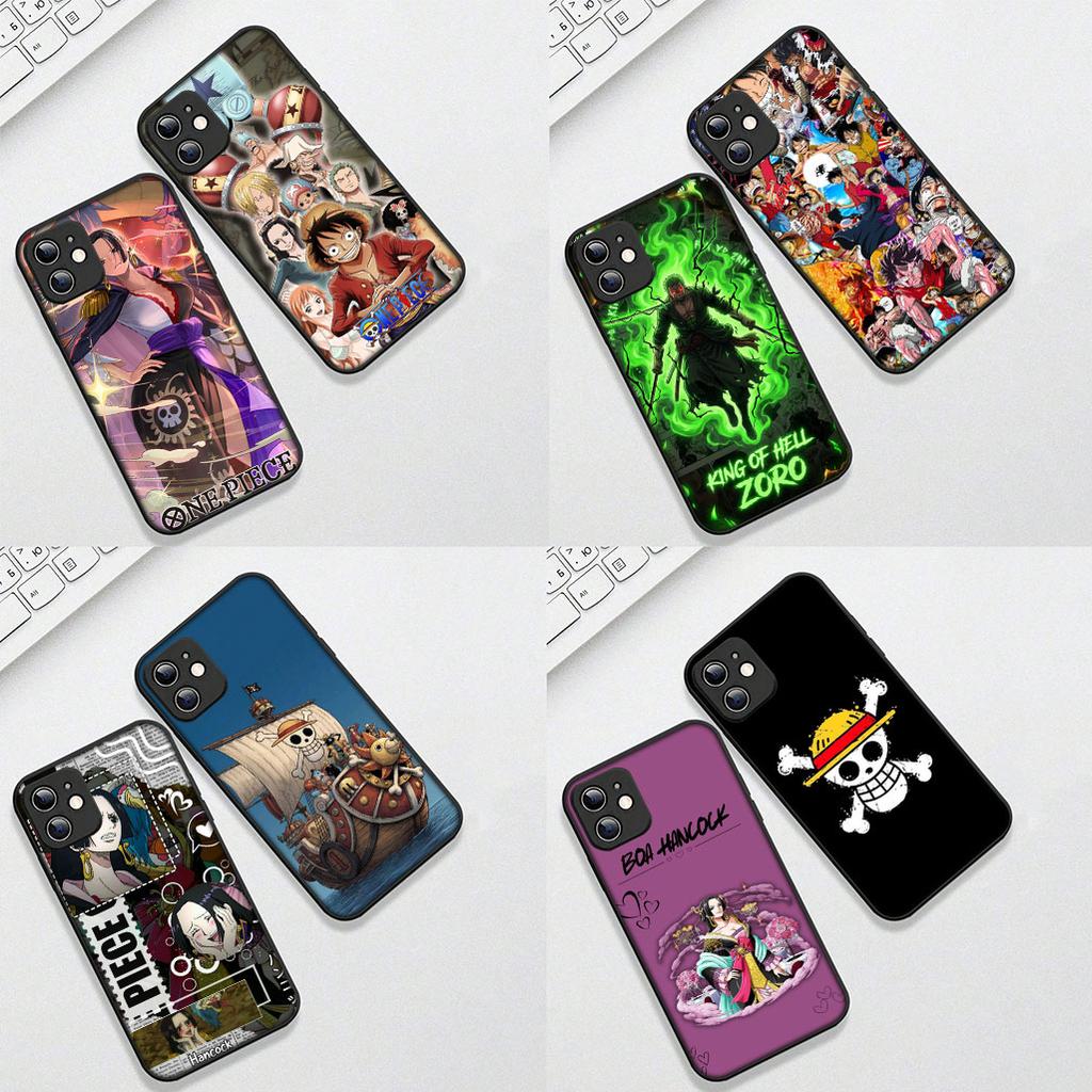 for Apple iPhone 12 13 Pro Max Mini ProMax X XR Air 13Pro XS Phone Cover Soft Case Roronoa Zoro Boa Hancock One Pieces Luffy