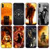 Черный чехол из ТПУ для iPhone 5 5S SE 2020 6 6s 7 8 plus x 10, чехол для iPhone XR XS 11 pro MAX, чехол Firefighter Heroes Fireman