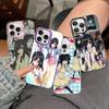 Чехол для телефона Watamote K-Kuroki T-Tomoko для IPhone 17 16 15 14 13 12 11 Pro Max Цвет Черный Матовый Чехол