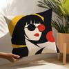 Linen Cushion Covers For Decorative Sofa Home Pillows Case Car Chair Pillows Cases Quirky Wonderful fun fashion patterns