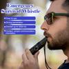 Портативный свисток для выживания в экстренных ситуациях 7-в-1 с компасом, термометром, свисток судьи для активного отдыха, кемпинга, пеших походов, аварийное снаряжение