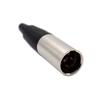 3/4/5/6Pin Mini XLR Female / Male Plug for MIC Soldering Straight for Cable Soldering Small XLR Female Male High Quality