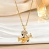 New DIY Cartoon Pendant Necklace For Women Daily Fashion Casual Choker Accessories