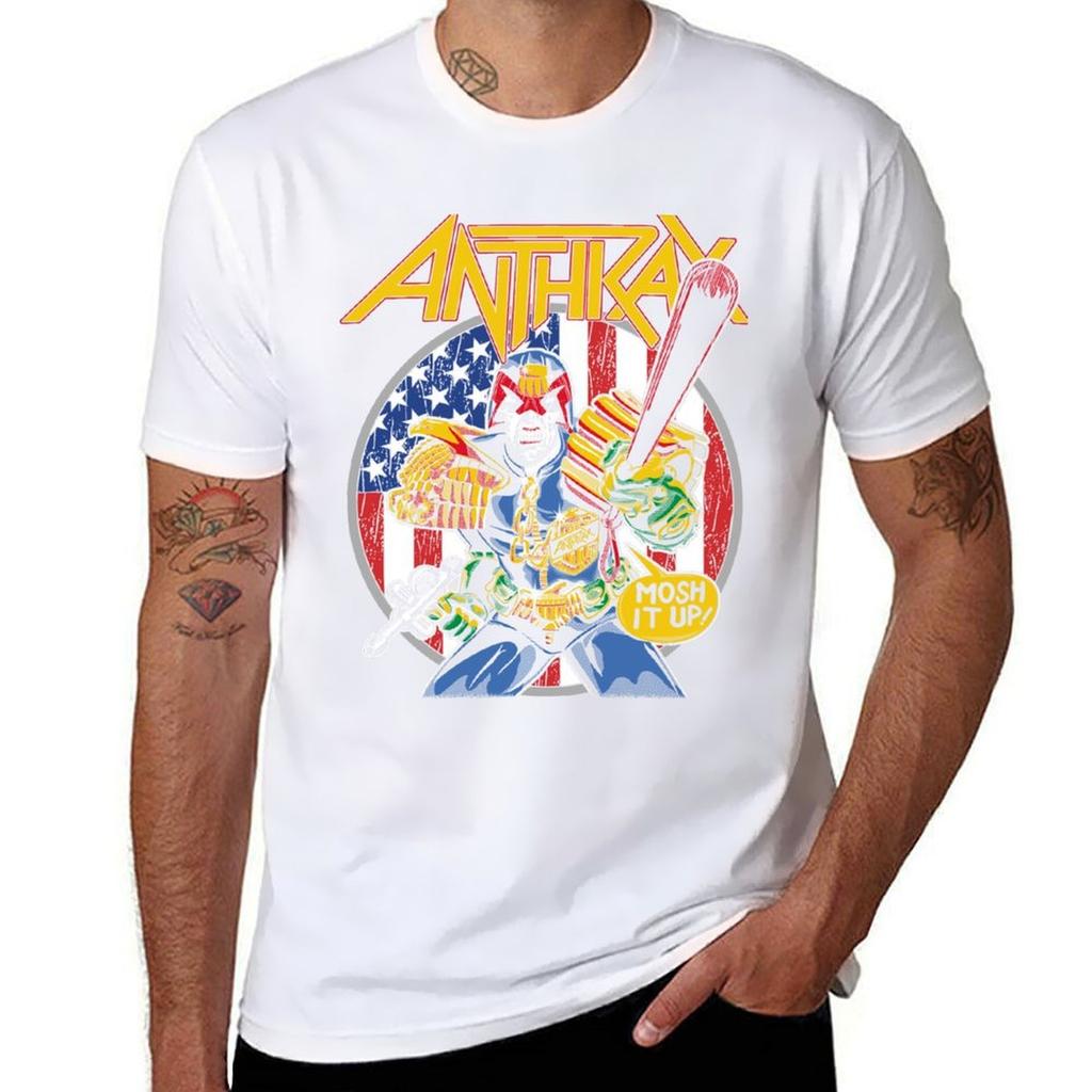 ANTHRAX BAND TShirt Sports Casual Short Sleeve Cotton Tee