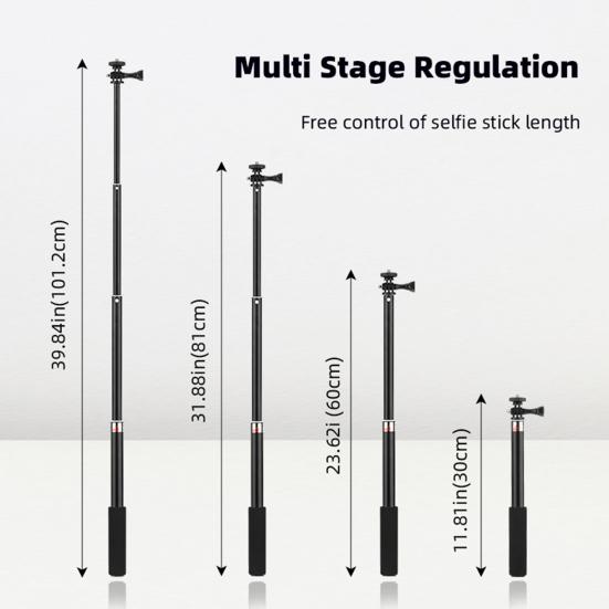 Ручная палка для селфи Выдвижная легкая портативная универсальная экшн-камера из алюминиевого сплава палка для селфи штатив DJI OSMO POCKET 3