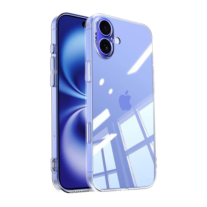 Ультратонкий мягкий силиконовый защитный чехол для iPhone 16 15 14 11 Pro Max 13 12 Pro MAX 11 Pro Max X XR XS 8 7 6S Plus SE 2020