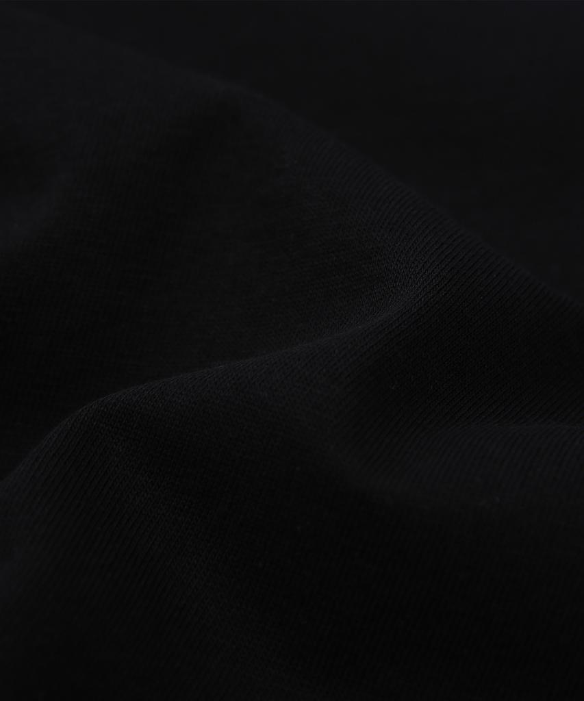 DOLPHIN WAVE APPAREL [Набор] Черная футболка с длинным рукавом и логотипом-аркой дельфина и Шорты с одной складкой и логотипом-аркой, меланжево-серые