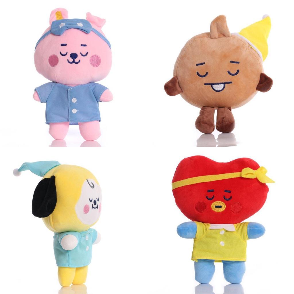 Плюшевая игрушка Bt21 Мягкая кукла Tata Mang Chimmy Rj Koya Cooky Shooky Van Kpop Bts