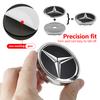 AABIA1 For Benz Car Logo Wheel hub Center Cap Badge covers sticker Decals Styling Accessories AMG Exclusive A C E R V Class CLA CLS