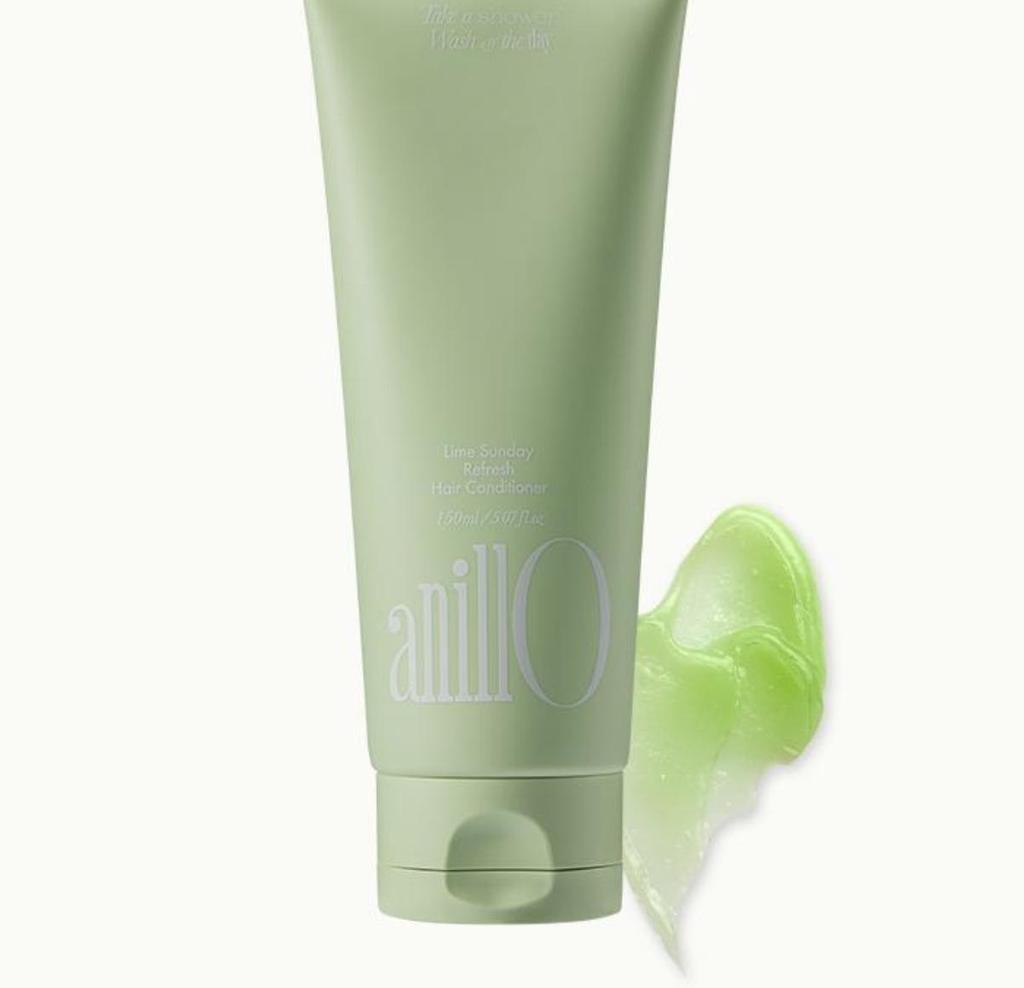 ANILLO Lime Sunday Refresh Hair Conditioner Deep Moisture Smooth Shine 150ml Daily Rinse Hair Softener