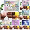 Office Living Room Tapestry Cartoon Unicorn Color Tapestry Home Wall Decoration Tapestry