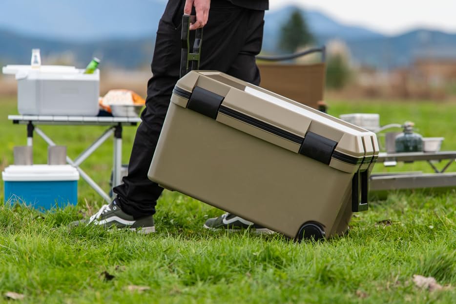 JEJAstage Cooler Box Isel W x D x H cm Sand Beige Cooling Lightweight Lunch Box Club Activities Outdoors Outings Leisure Sports #45 approx. 63.5