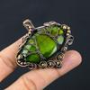 Tree Of Life Green Flash Labradorite Gemstone Pure Copper Wire Wrapped Handmade Jewelry Pendant