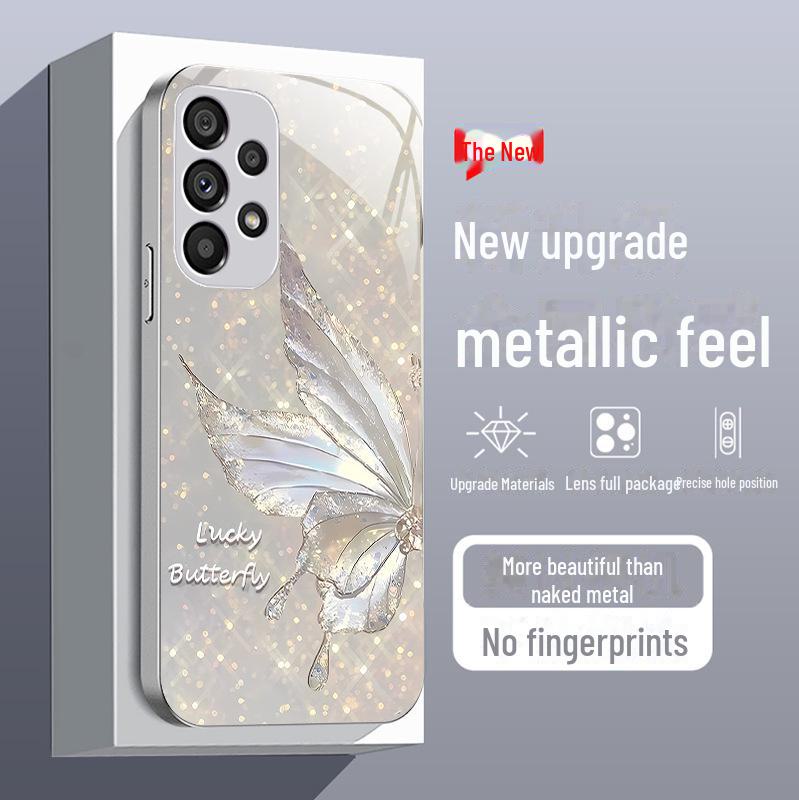 Чехол-бабочка для Samsung S20FE Crystal: Стильный, устойчивый к падениям, градиентный дизайн для S8, S21, S40 — комплексная, ультра-жидкая защита (22in).