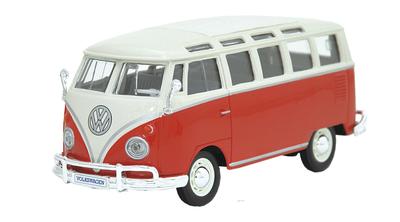 Майсто 1:24 SE VW Фургон Самба Красно-Белый
