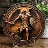 2d Flat 20*20cm, Bohemian Style Wooden Plaque, Archangel Michael Welcome Sign, Wall Art Decor for Home, Kitchen, Garden, Bedroom