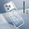 Прозрачный чехол MagSafe для iPhone 17 Pro/Pro Max - Не желтеющий и гальванизированный