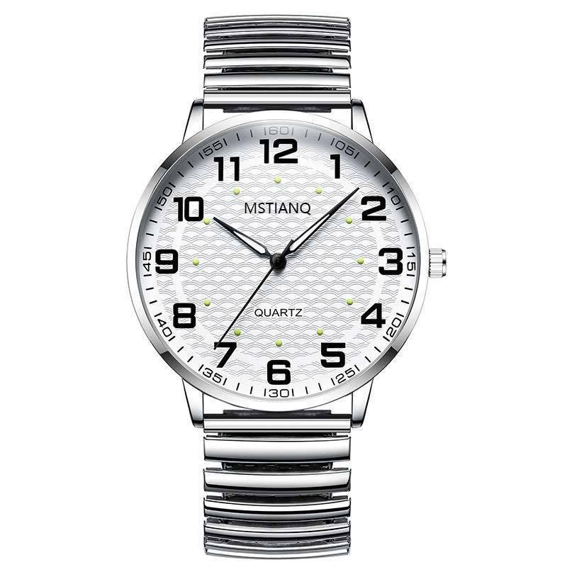 Шикарные женские простые часы со стальным браслетом - Универсальная модная элегантность