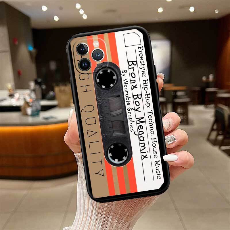 Cassette Vintage Tape Case for Samsung M55 M35 M15 A02 A05S A05 A06 A15 A12 A13 A10 A16 A20 A22 A24 A25 A30 A31 A32 A33 A35 A42 A50