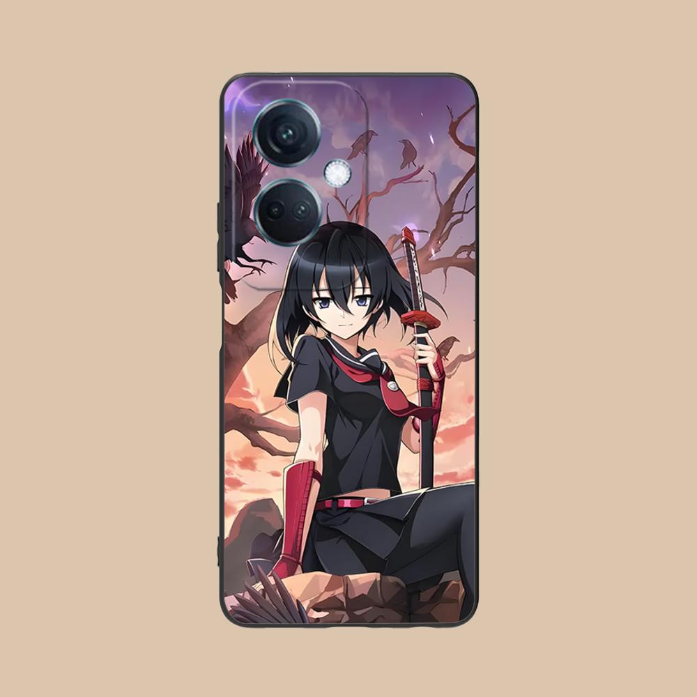 Матовый чехол из ТПУ Akame Kurome для мобильного телефона OPPO Reno 14 13 12 11 10 9 8 7 6 5 F T Pro 5G, цветная печать