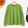Women Casual Embroidered Splice Long Sleeve Loose Pullover Tops