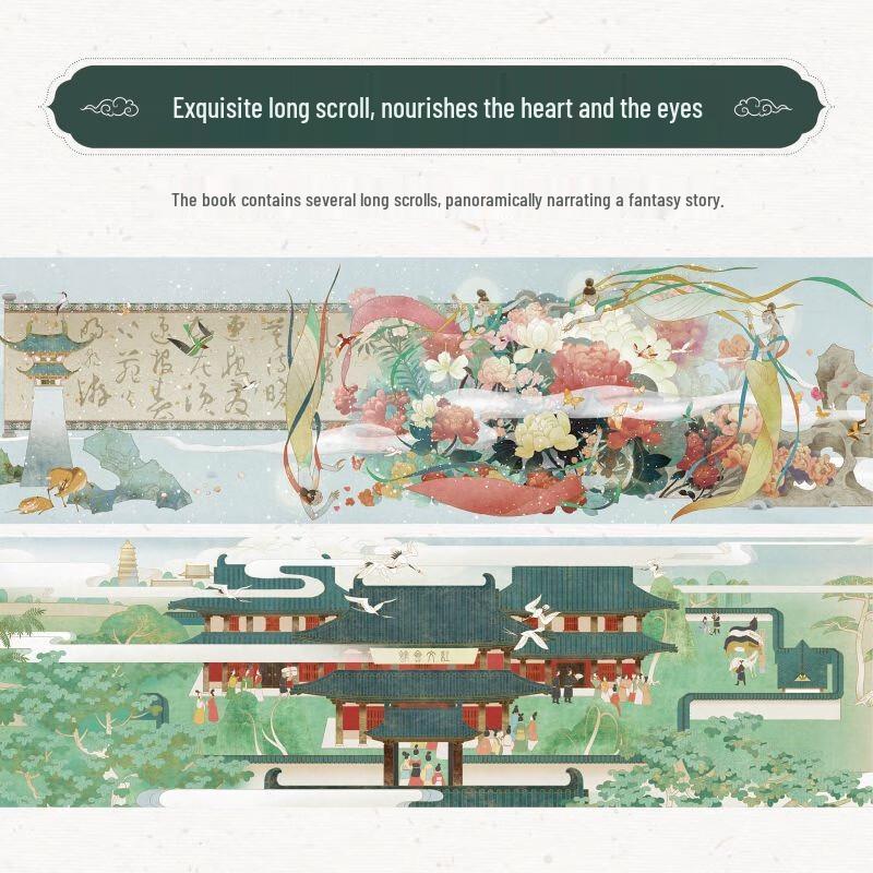 Legends of the Flowers in the Mirror Guochao Illustrated Book