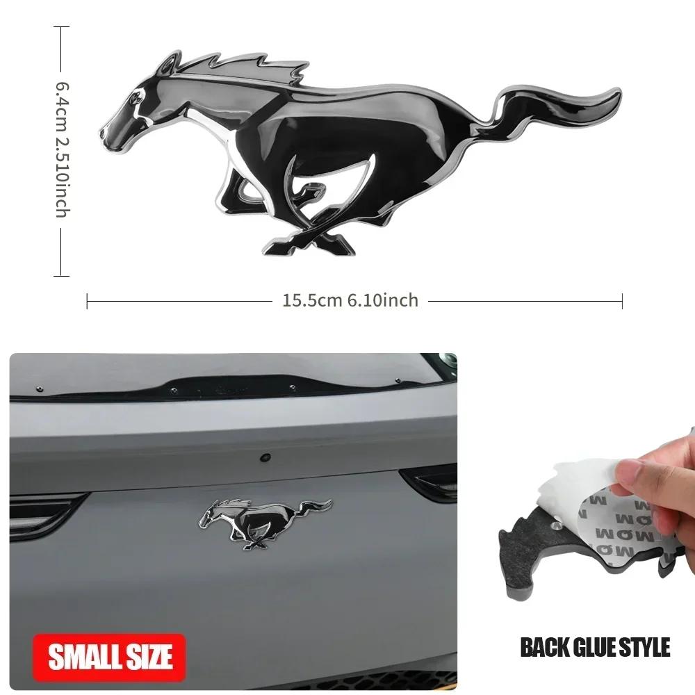 Car Sticker 2026 Ford 2025 Hot 3D Metal Styling Car Front Grill Badge Sticker Decal for Ford Focus Mustang 2 3 4 MK2 MK3 MK5 Fie