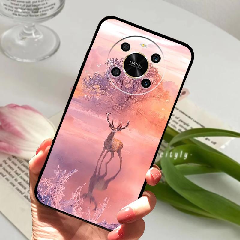 Чехол для Honor Magic4 Lite 5G ANY-LX1 LX2 LX3 Силиконовый ТПУ Мягкая крышка для телефона Для Honor Magic 4 Lite Бампер Fundas Модный Люксовый