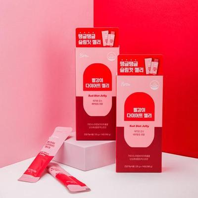 Красное диетическое желе 14 пакетов (14 дней стоит)