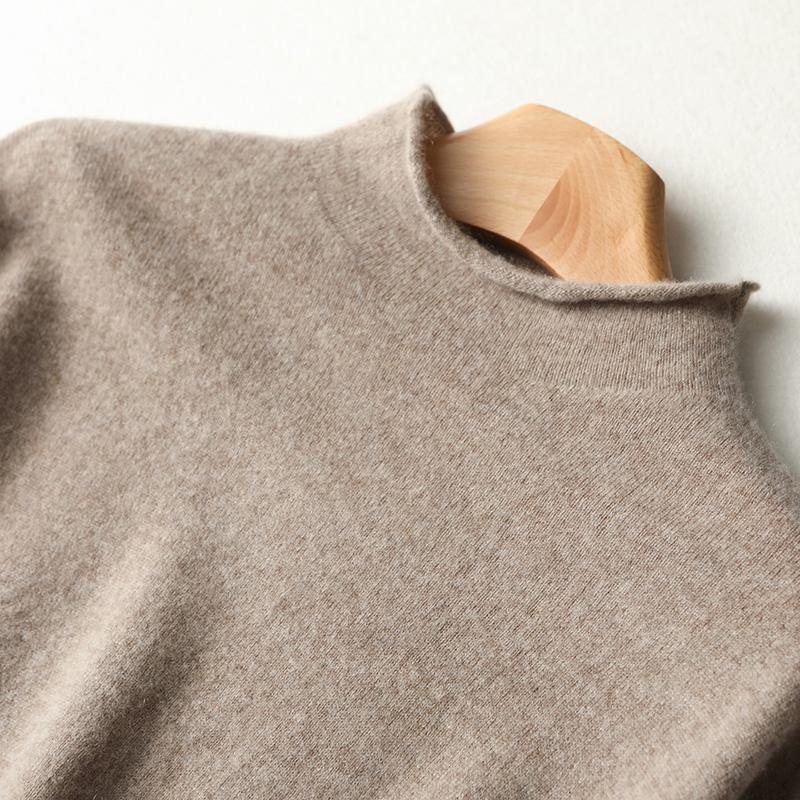 Женское платье-свитер 100% шерсть TIDENOVEL Вязаное с высоким воротом Длинный пуловер Зимние джемперы Шерстяное длинное платье Женское