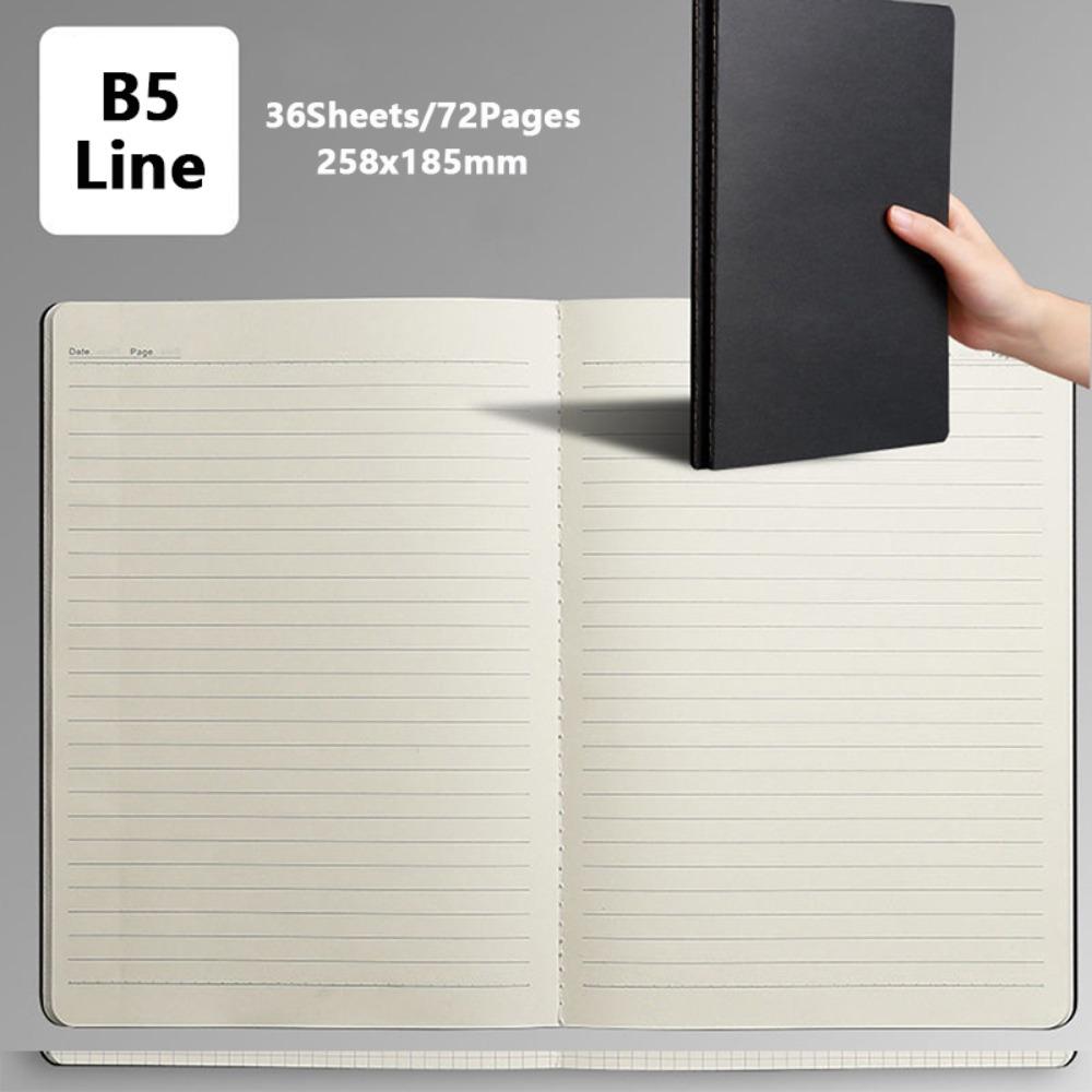 Блокнот А4/А5/В5 Обложка крафт Записная книжка Портативный дневник Школа/Офис