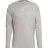 Футболка с длинным рукавом и логотипом, мужские топы, серые IB9023