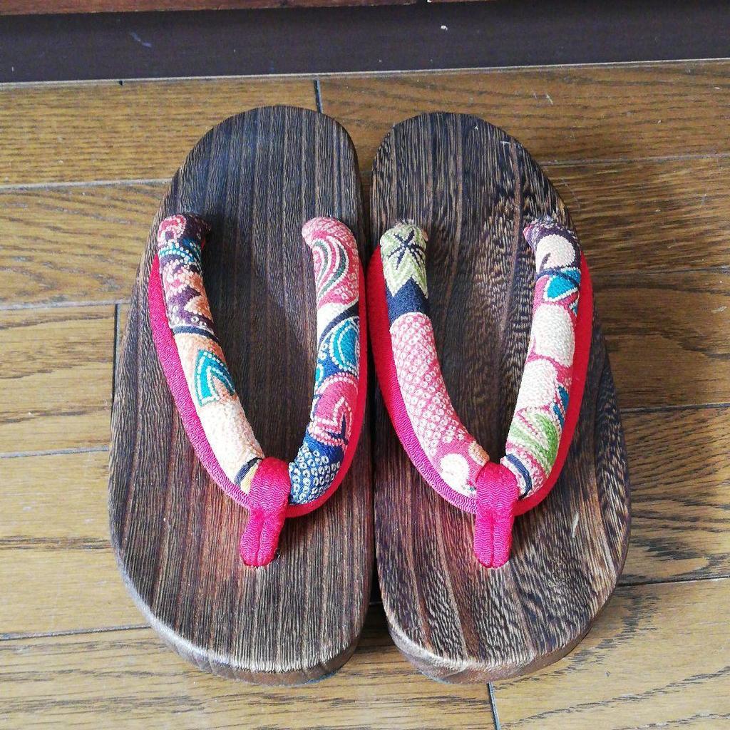 Used Limited time sale, Showa retro, Made in Japan, Geta (wooden clogs), 24cm