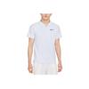 Мужская рубашка поло с коротким рукавом и логотипом Slim Fit, белая FZ6850-085