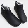 Fashion New Winter Women's Boots with Velvet Warmth Short Boots Zipper High Butt Cotton Boots Outdoor Soft Bottom Non Slip Ankle Boots