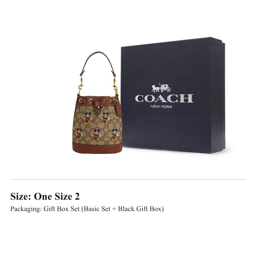 COACH X Disney Collaboration Dempsey Coated Canvas With Refined Pebbled Leather CN499-B4R3U