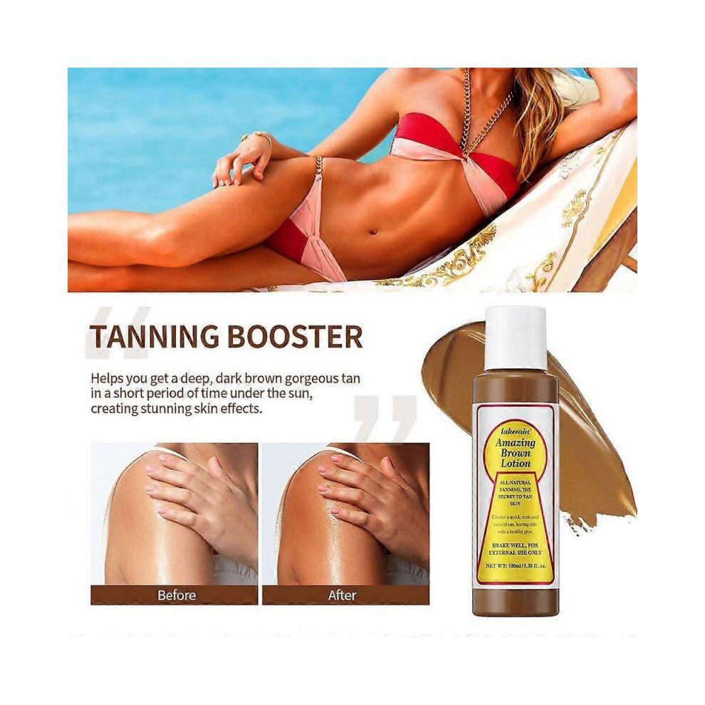 (BROWN LOTION)Amazing Maui Babe After Browning Lotion Fast Dark Tan 100ml Tanning NEW